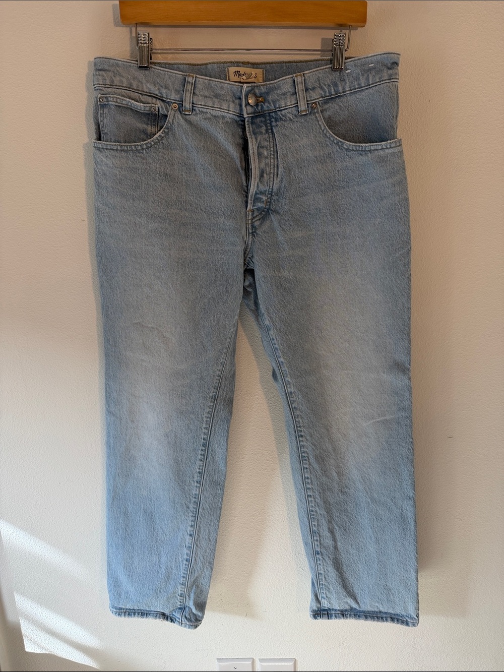 Madewell The Dean Easy Straight Jean